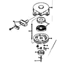 Craftsman 21758560 rewind starter assembly no. 590420 diagram