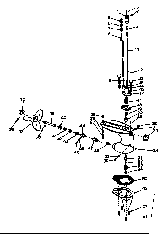 Gear housing assembly