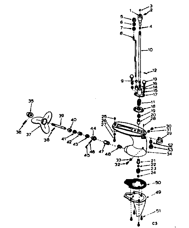 Gear housing assembly