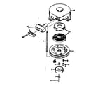 Craftsman 21758870 rewind starter assembly diagram