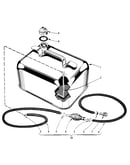 Remote gasoline tank
