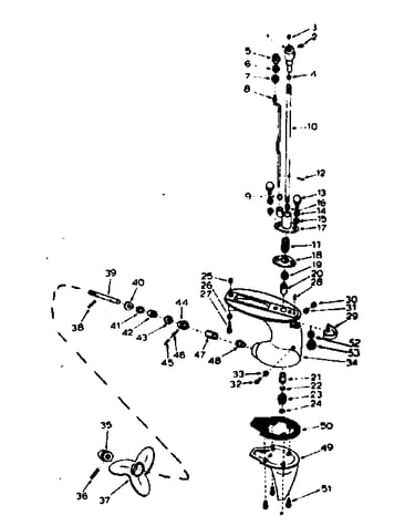 Gear housing assembly