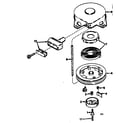 Preway DVE86A-3410 rewinder starter assembly no. 590420 diagram