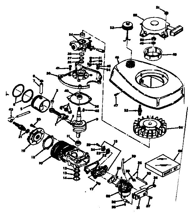 ENGINE ASSEMBLY TYPE NO. 643-16