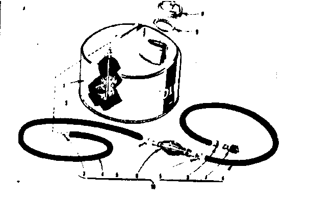 Optional remote gasoline tank assembly
