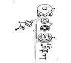 Craftsman 21759311 rewind starter assembly diagram