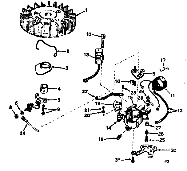 Magneto assembly