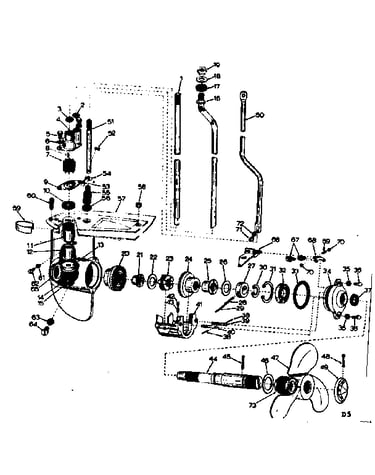 Gear housing assembly