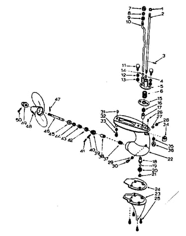 Gear housing assembly