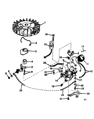 Magneto assembly