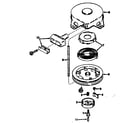 Craftsman 21759462 rewind starter assembly diagram