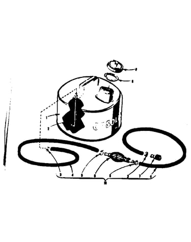 Optional remote gasoline tank assembly