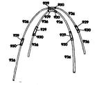 Sears 308780460 frame assembly diagram