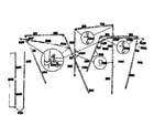 Sears 308781030 frame assembly diagram