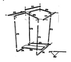 Sears 308901110 frame assembly diagram