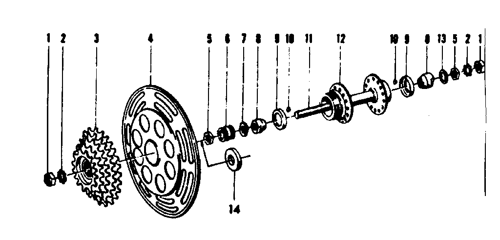 Rear hub