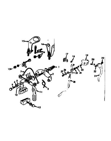 Caliper handbrake replacement parts