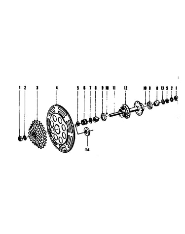 Rear hub