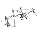 Sears 502475370 frame assembly diagram