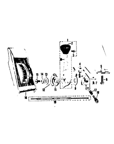 Shimano-5-spd console control replacement parts