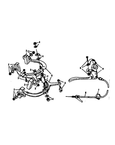Excel dual rear caliper hand brake
