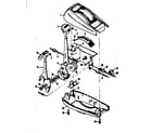 Sears 502475370 shimano-5-speed console control & parking-brake diagram
