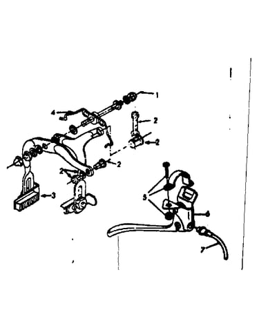 Front & rear caliper hand brake