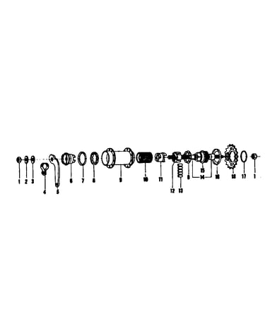 Excel coaster brake replacement parts