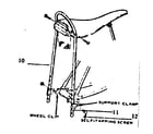 Sears 502476690 saddle assembly diagram