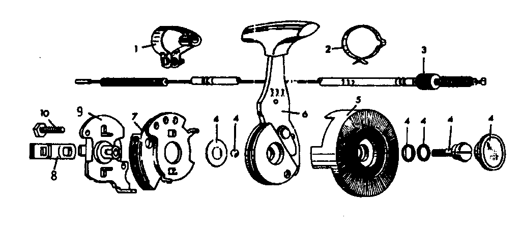 3-speed click stick replacement parts