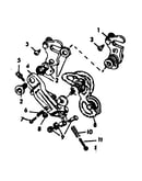 Huret allvit rear derailleur