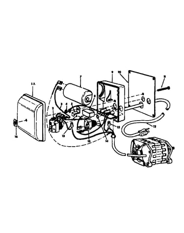 Motor & control box assembly