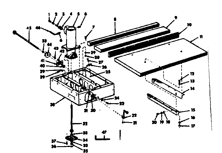 FENCE AND BASE ASSEMBLY