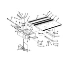 Craftsman 11329461 base and rip fence assembly diagram