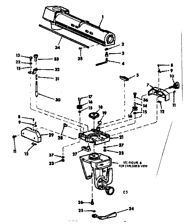 Radial arm assembly