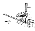 Craftsman 11329931 miter guage assembly diagram