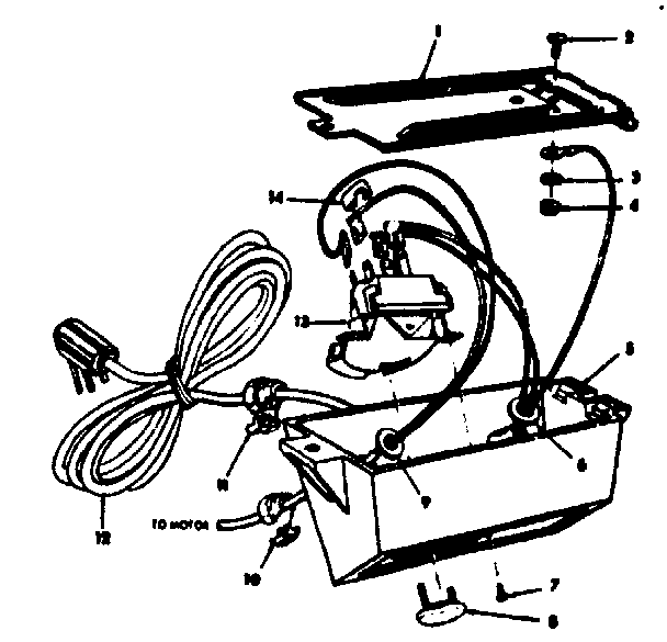 SEARS 12 IN. MOTORIZED FLOOR SAW