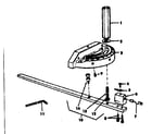 Craftsman 11329943 miter gauge asm diagram