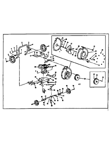 Impeller and wheel assembly