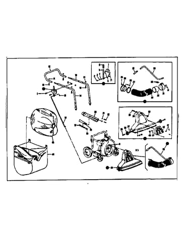 Handle and bag assembly