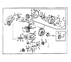 Craftsman 53679821 impeller and wheel assembly diagram