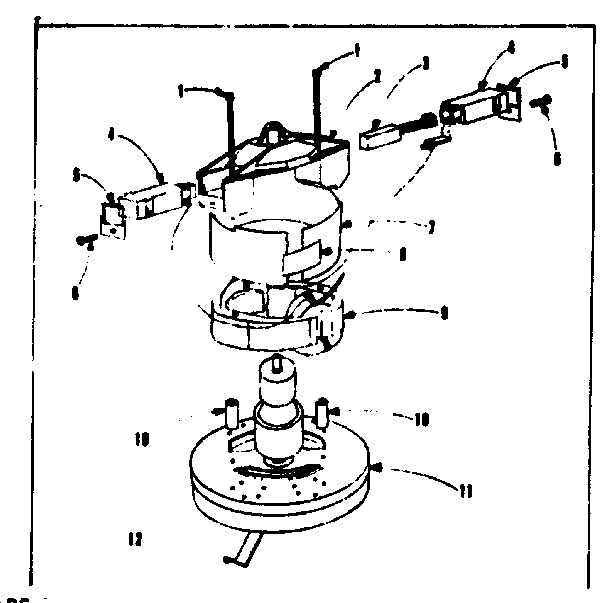 Motor-blower asm