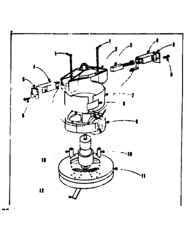Motor-blower asm