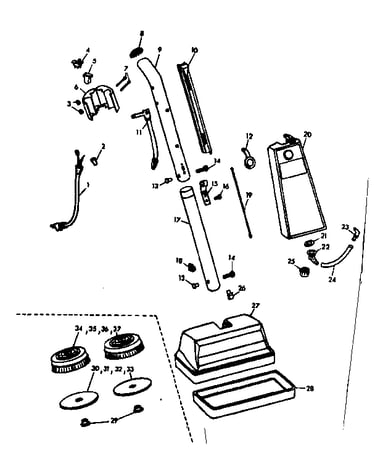 External machine parts