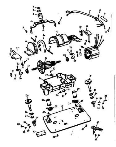 Internal machine parts