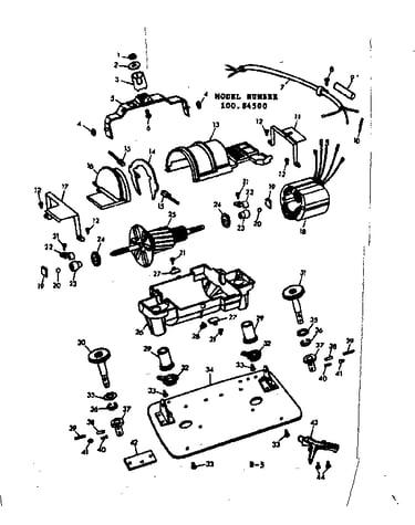 Internal machine parts