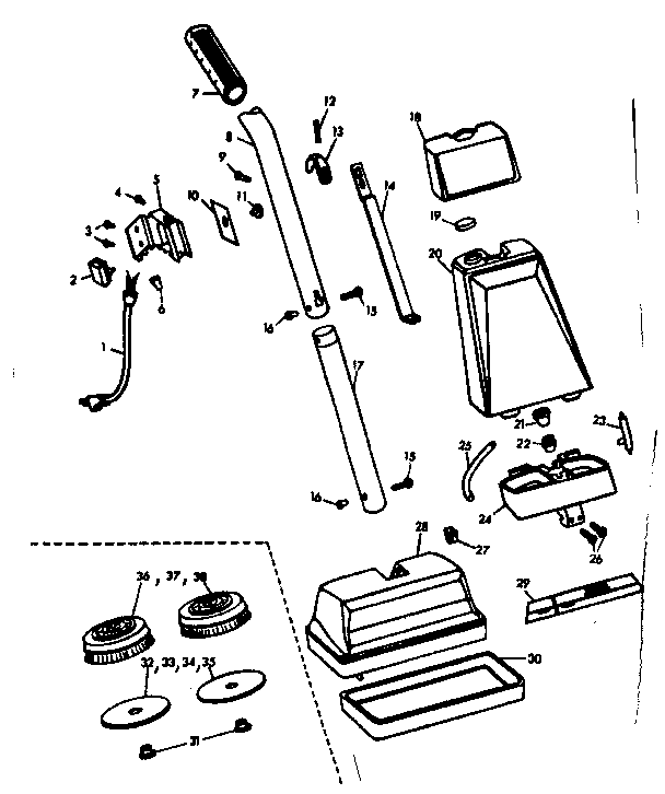 External machine parts