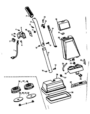 External machine parts