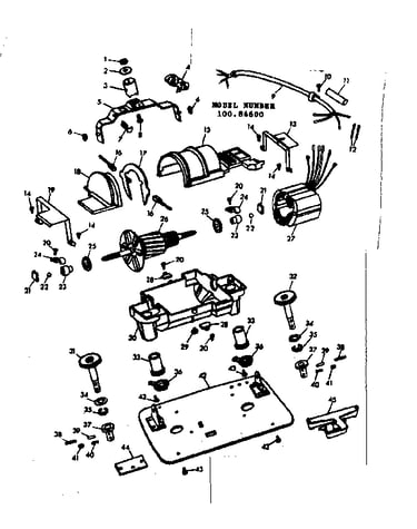 Internal machine parts