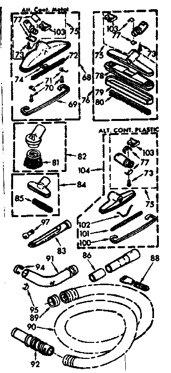 Attachment parts